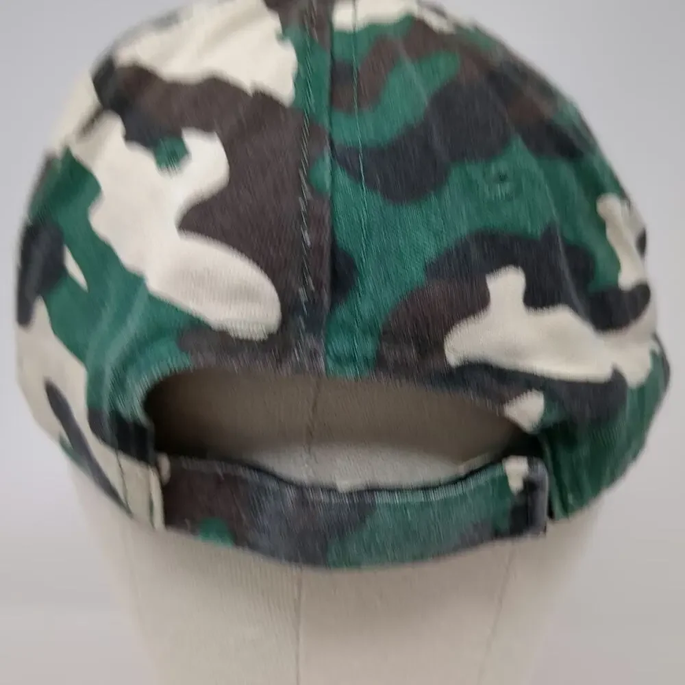 3 Cime Peruzzo Baseball Cap Green Camo One Size Strapback Cotton Bike Logo Hat